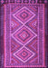 Machine Washable Persian Purple Traditional Area Rugs, wshtr1350pur