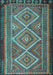 Persian Light Blue Traditional Rug, tr1350lblu