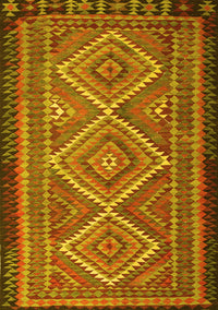 Persian Yellow Traditional Rug, tr1350yw