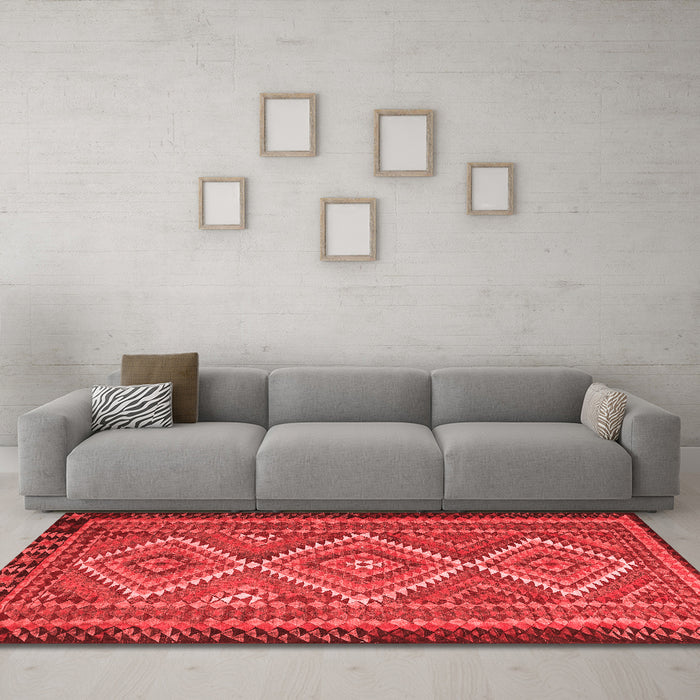 Traditional Red Washable Rugs