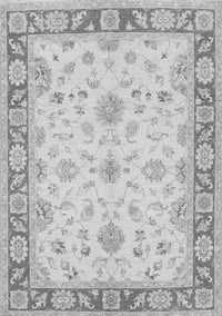 Oriental Gray Traditional Rug, tr1351gry