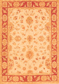 Oriental Orange Traditional Rug, tr1351org