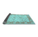 Sideview of Oriental Light Blue Traditional Rug, tr1351lblu