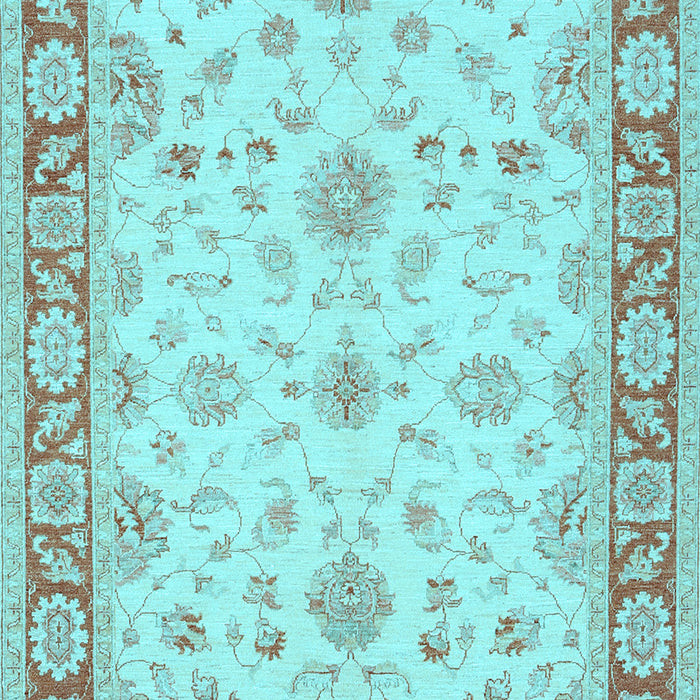 Oriental Light Blue Traditional Rug, tr1351lblu
