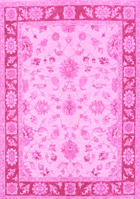 Oriental Pink Traditional Rug, tr1351pnk