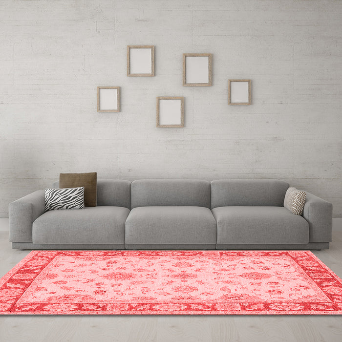 Traditional Red Washable Rugs