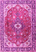 Medallion Pink Traditional Rug, tr1352pnk