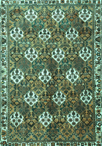 Persian Turquoise Traditional Rug, tr1353turq