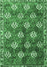 Machine Washable Persian Emerald Green Traditional Area Rugs, wshtr1353emgrn