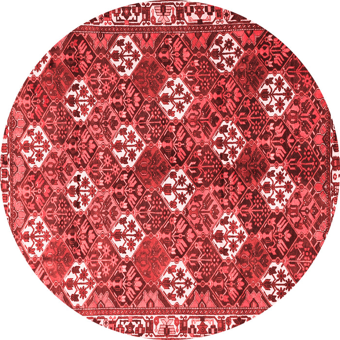 Machine Washable Persian Red Traditional Rug, wshtr1353red