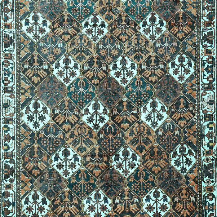 Machine Washable Persian Light Blue Traditional Rug, wshtr1353lblu