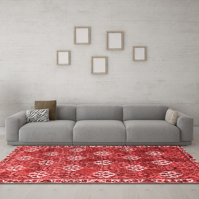 Traditional Red Washable Rugs