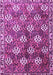 Machine Washable Persian Purple Traditional Area Rugs, wshtr1353pur