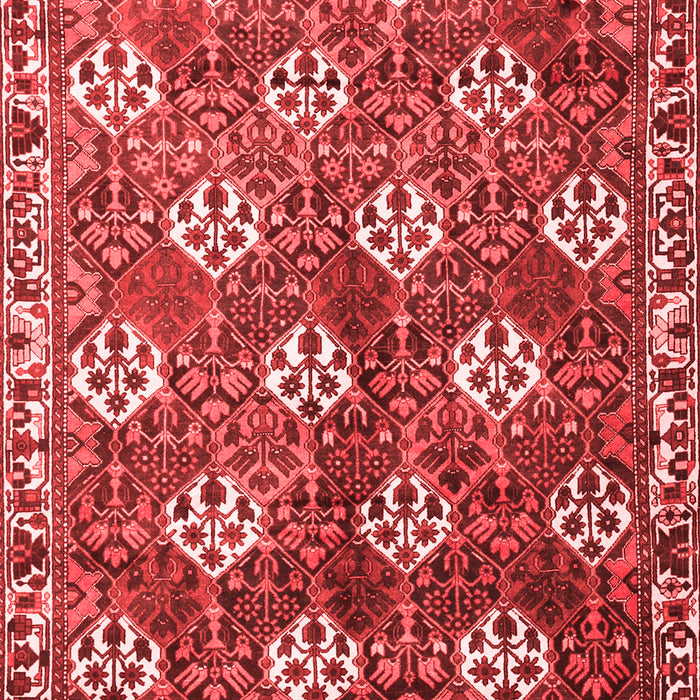 Machine Washable Persian Red Traditional Rug, wshtr1353red