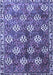 Machine Washable Persian Blue Traditional Rug, wshtr1353blu