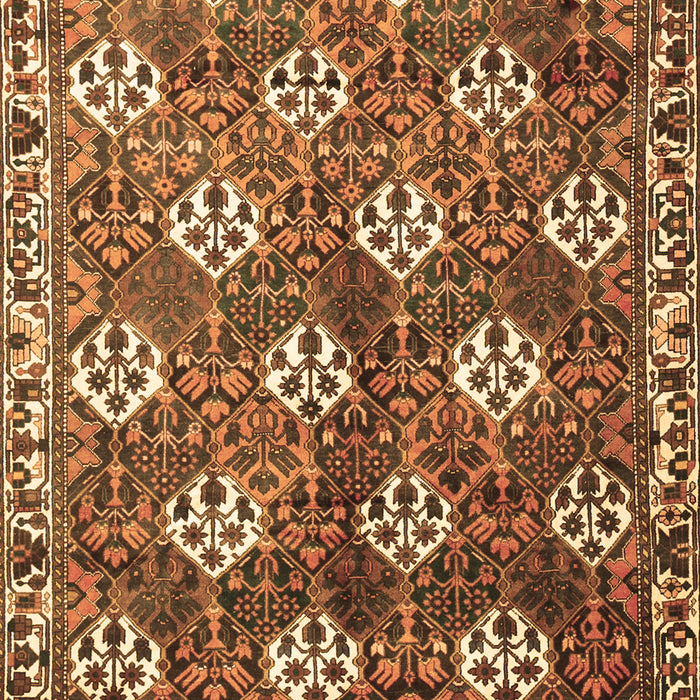 Machine Washable Persian Brown Traditional Rug, wshtr1353brn