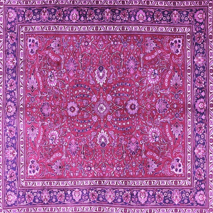 Square Persian Purple Traditional Rug, tr1354pur