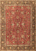 Persian Brown Traditional Rug, tr1354brn