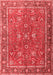 Persian Red Traditional Area Rugs