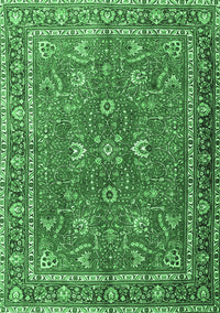 Persian Emerald Green Traditional Rug, tr1354emgrn