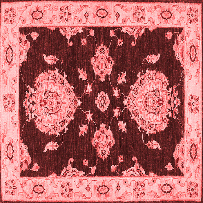 Machine Washable Persian Red Traditional Rug, wshtr1355red