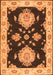 Persian Orange Traditional Rug, tr1355org