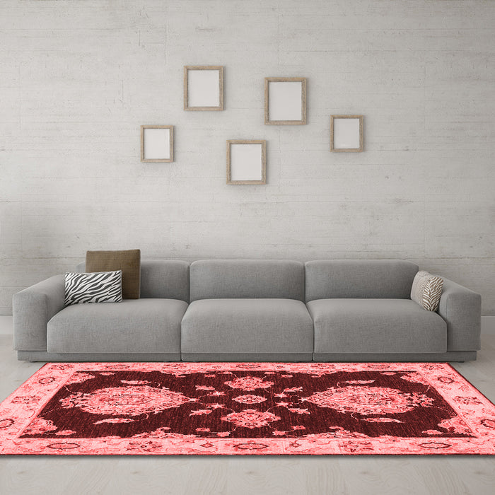 Traditional Red Washable Rugs
