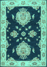 Persian Turquoise Traditional Rug, tr1355turq