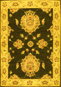 Persian Yellow Traditional Rug, tr1355yw