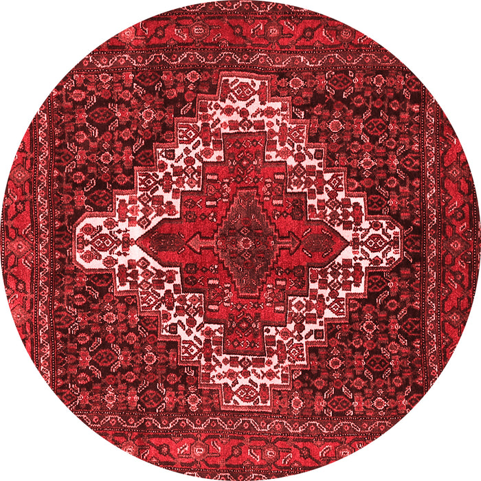 Machine Washable Persian Red Traditional Rug, wshtr1356red