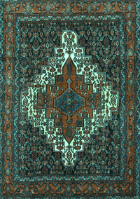 Persian Turquoise Traditional Rug, tr1356turq