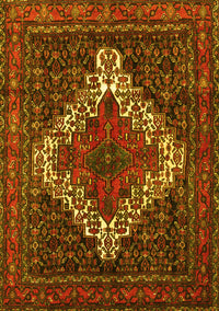 Persian Yellow Traditional Rug, tr1356yw