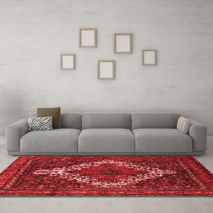 Traditional Red Washable Rugs