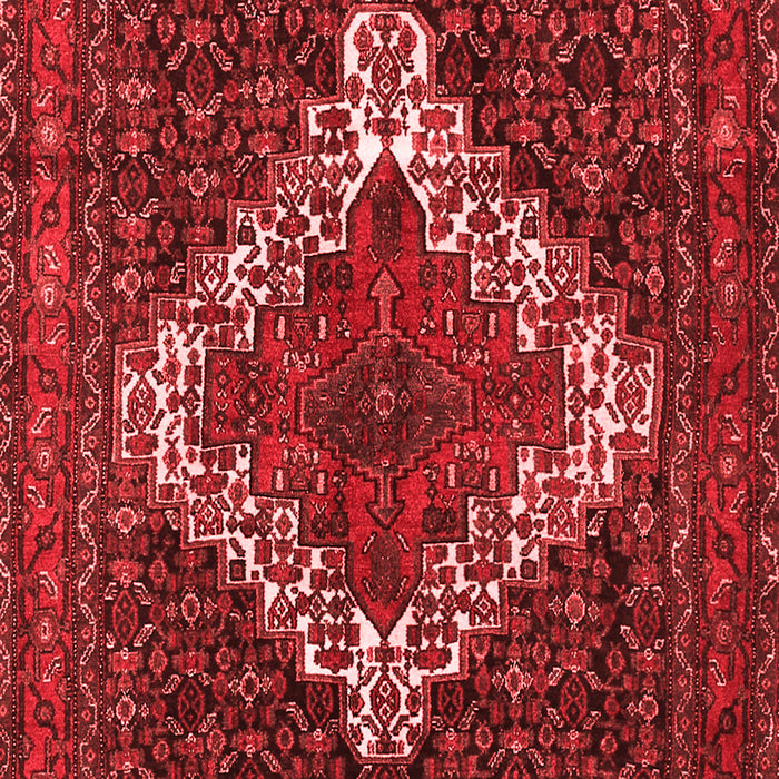 Machine Washable Persian Red Traditional Rug, wshtr1356red