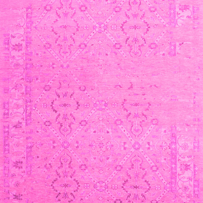 Machine Washable Persian Pink Traditional Rug, wshtr1357pnk