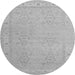 Square Persian Gray Traditional Rug, tr1357gry
