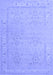 Persian Blue Traditional Rug, tr1357blu