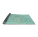 Sideview of Persian Light Blue Traditional Rug, tr1357lblu