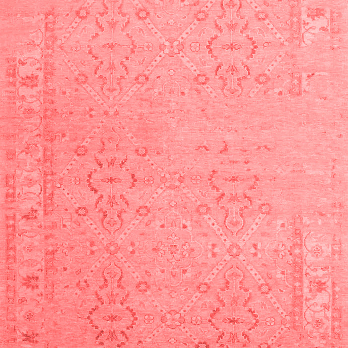 Machine Washable Persian Red Traditional Rug, wshtr1357red