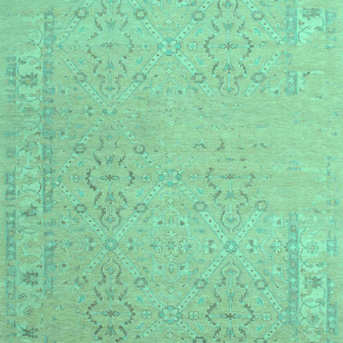 Machine Washable Persian Turquoise Traditional Area Rugs, wshtr1357turq