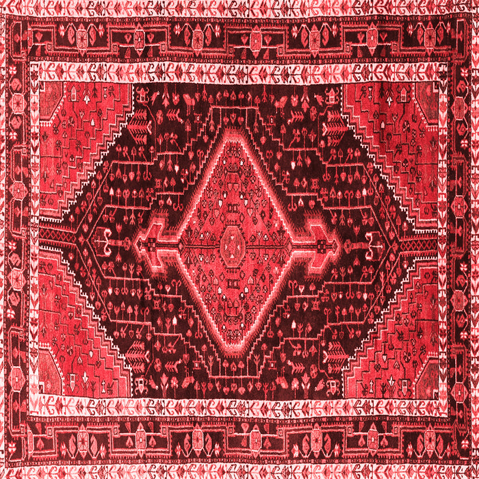 Machine Washable Persian Red Traditional Rug, wshtr1358red