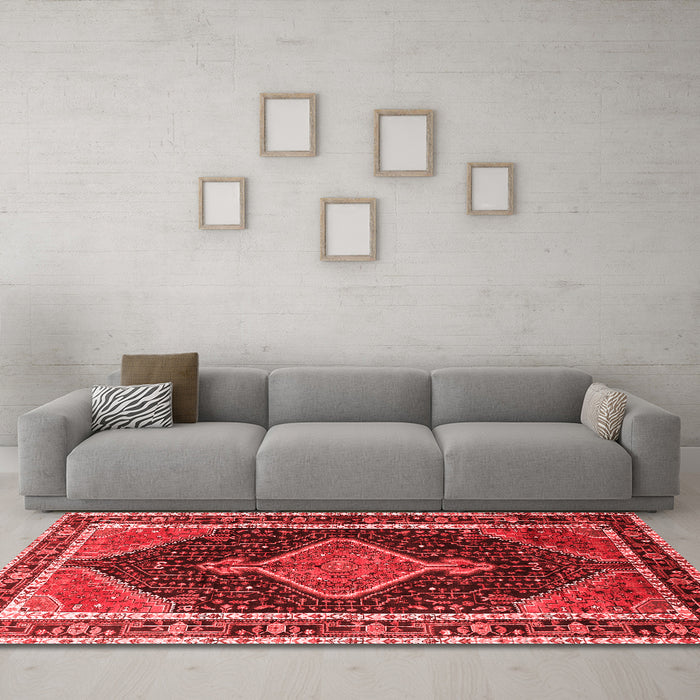 Traditional Red Washable Rugs