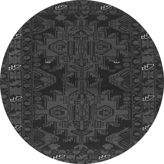 Machine Washable Persian Gray Traditional Rug, wshtr1359gry