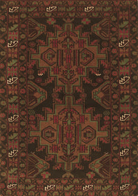 Persian Brown Traditional Rug, tr1359brn