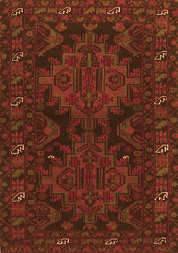 Persian Orange Traditional Rug, tr1359org