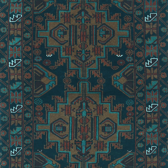 Machine Washable Persian Light Blue Traditional Rug, wshtr1359lblu