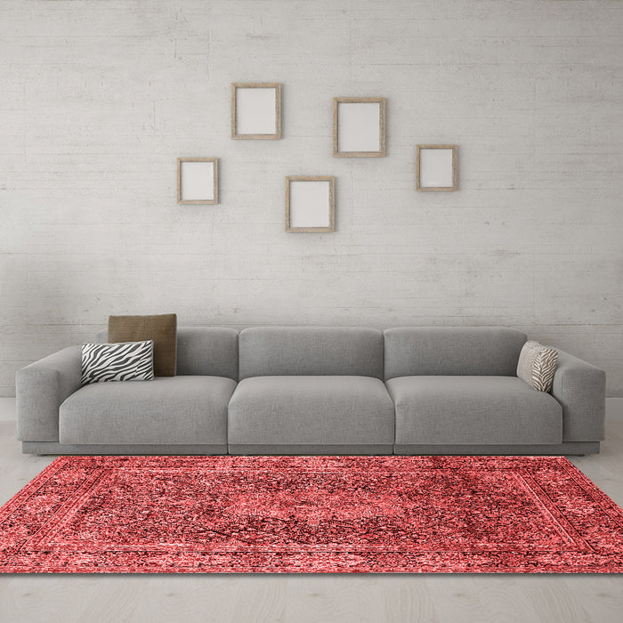 Traditional Red Washable Rugs