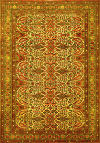 Persian Yellow Traditional Rug, tr1360yw