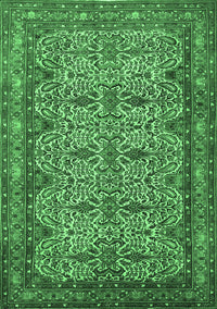 Persian Emerald Green Traditional Rug, tr1360emgrn