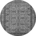 Machine Washable Persian Gray Traditional Rug, wshtr1360gry